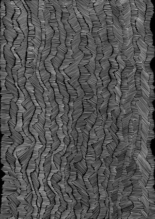 100x73cm, white pencil on black card